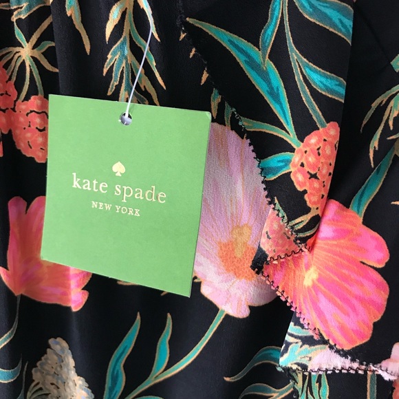 NWT kate spade blossom cold-shoulder mini dress - Picture 5 of 7